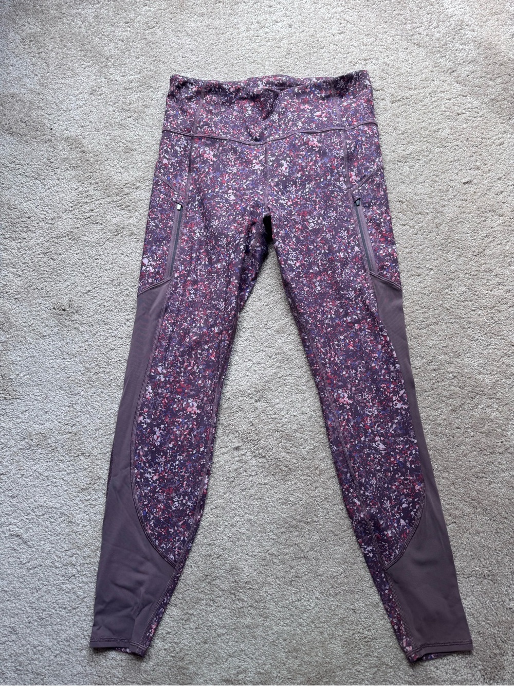 Athleta Rainier Printed Mesh Leggings